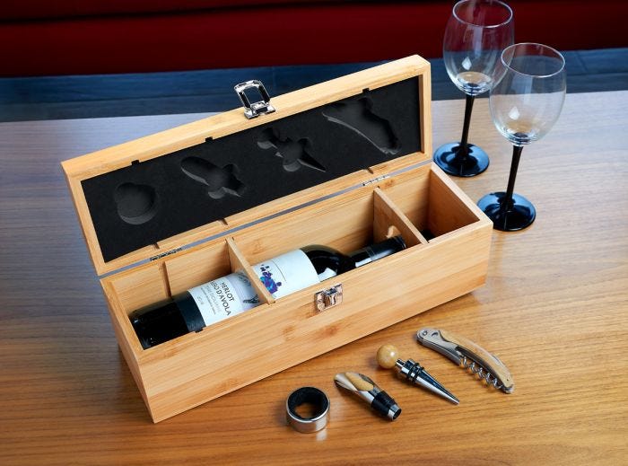 SET PARA VINOS VERDOT